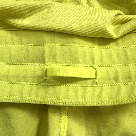 Lululemon Women Hotty Hot High-Rise Short 4" Neon Highlight Yellow Workout HR 14 - Picture 3 of 8